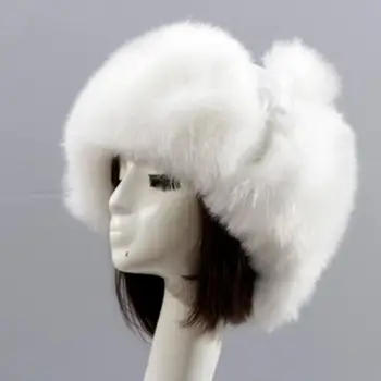 Модная шапка-ушанка с милым шариком, зимняя шапка одного размера, зимняя женская мужская шапка-ушанка