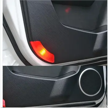 Автомобильный стайлинг для 2008-2014 Chevrolet CAPTIVA Внутренняя карбоновая защитная крышка двери Kick Scratch Protect 4P \ комплект