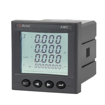 Acrel 3-Фазный кВтч-класс 0,5 С Цифровой Многофункциональный Монитор Электроэнергии Rs485 Панельный Счетчик Энергии AMC72L-E4/KC