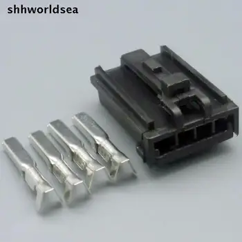 shhworldsea 4-контактный автомобильный электрический штекер 2,0 ММ автоматические пластиковые обжимные разъемы электрическая розетка с клеммой 7123-8345