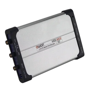 Горячая продажа Оригинальных OWON VDS6102 2 + 1 Канала 100 МГц Портативных Легких Тонких USB-Осциллографов 1GSa/s С Дискретизацией в реальном времени