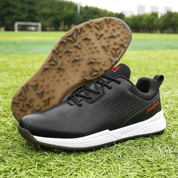 Мужская водонепроницаемая обувь для гольфа, новая профессиональная одежда для гольфа для мужчин, легкая спортивная обувь, нескользящие кроссовки для ходьбы.