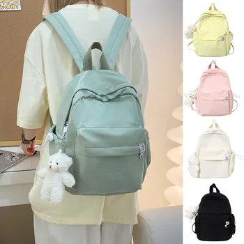 Новый корейский модный рюкзак для девочек ярких цветов, простой школьный рюкзак в кампусном стиле, школьный рюкзак для девочек Mochilas Para Mujer