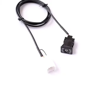 Кабель AUX 6-контактный аудиокабель MP3 с разъемом-адаптером для Ford