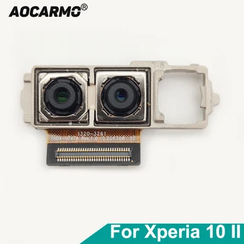 Aocarmo Для Sony Xperia 10 II X10ii XQ-AU51 XQ-AU52 SO-41A SOV43 Модуль Фронтальной и задней основной камеры Гибкий Кабель