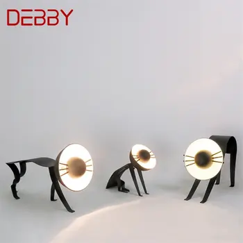 Настольная лампа DEBBY Nordic Современная Креативная Настольная лампа Black Cat LED, Декоративная для дома, Гостиной, Спальни