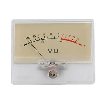 Высокочувствительный VU-метр Желтая Панель VU-Метра Указатель Уровня звука Цифрового Усилителя, Используемый для Микшера Домашнего Кинотеатра- A0KF