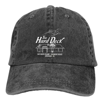 Застиранная мужская бейсболка The Hard Deck Beach Bar Trucker Snapback Caps папина шляпа Top Gun Maverick Film шляпы для гольфа