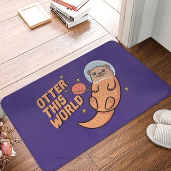 Нескользящий коврик Otters This World для ванной, кухонный коврик, коврик для молитвы, фланелевый современный декор