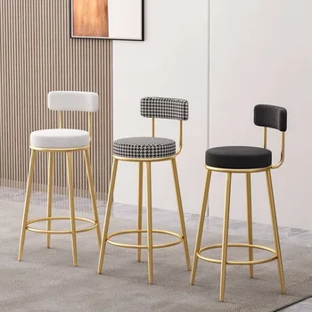Офисные обеденные стулья Relax, Кожаный дизайн, Минималистичные Современные обеденные стулья, Роскошная мебель для столовой с высокими сиденьями