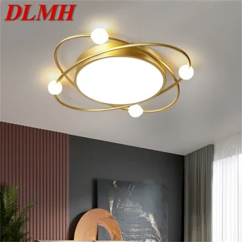 Потолочный светильник DLMH Nordic современные золотые круглые светильники LED Home Decorative для гостиной-спальни