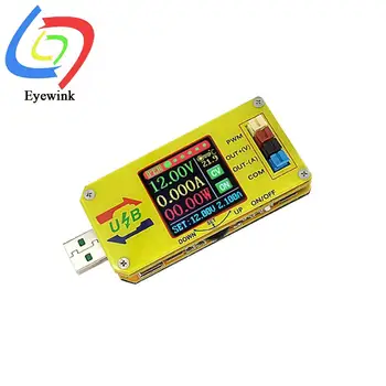 XY-UDTA NC USB источник питания с повышением и понижением напряжения на 5 В, вольтметр на 12 В, амперметр, кулонометр, генератор PWM