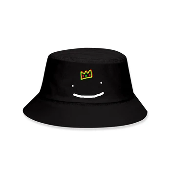 Торговая шляпа Ranboo Dream Team SMP с буквенным принтом унисекс, панама, Рыбацкая шляпа с логотипом Ranboo