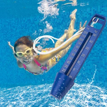 Термометр для бассейна, термометры для воды премиум-класса со строкой градусов и Фаренгейта, точная температура для плавательных бассейнов