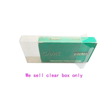 5 шт. Прозрачная пластиковая коробка с дисплеем для фунтов стерлингов для gameboy pocket, Японская версия, коробка для хранения, Коллекционная коробка