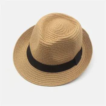 панама с бантом Женская соломенная шляпа Пустой топ 2023 Женская Летняя шляпа для защиты от солнца Спорт на открытом воздухе Рыбалка Пляжная шапочка
