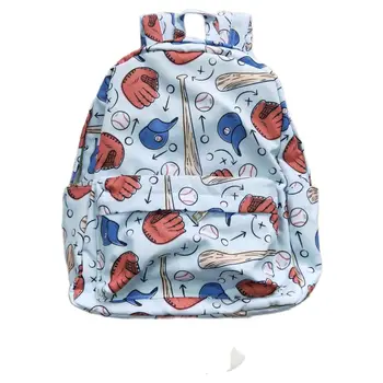 Сумка через плечо для мальчиков и девочек, милый рюкзак с принтом бейсбольной игры, студенческая школьная сумка, многофункциональные повседневные дорожные сумки