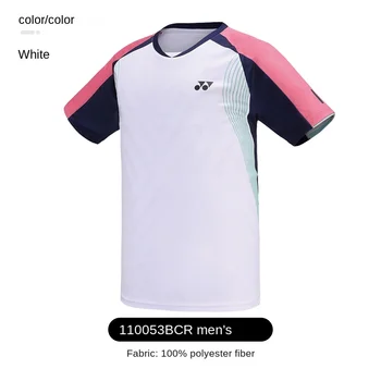 Спортивная футболка Yonex теннисная одежда спортивная одежда для бадминтона Джерси с коротким рукавом мужчины женщины лето YOB