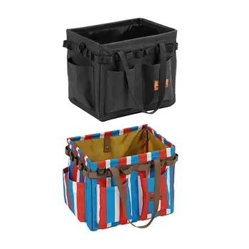 Складная Походная сумка для хранения Инструментов-органайзер с ручками для переноски, сумка-тоут для продуктов