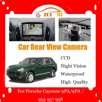 Автомобильная Камера Заднего Вида Заднего Вида Для Porsche Cayenne 9PA 955 957 958 2002 ~ 2010 CCD Full HD Ночного Видения Резервная Парковочная Камера