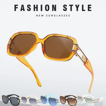 Модные солнцезащитные очки в большой оправе, антибликовые солнцезащитные очки, портативные солнцезащитные очки для улицы