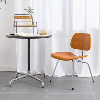 Креативный стул Скандинавского дизайнера, домашний стул со спинкой, Средневековый стул ins Cafe, магазин молочного чая, простой стул