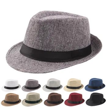 2022 Новые мужские шляпы в стиле Весна-лето в стиле ретро, фетровые шляпы, Джазовая клетчатая шляпа, шляпы-котелки для взрослых, классическая версия, Вводные шляпы