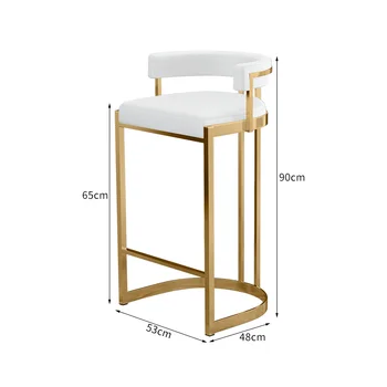 Дизайнерские Ресторанные Обеденные стулья, Роскошное Свадебное Металлическое Кожаное Итальянское кресло для макияжа, Мебель для дома Nordic Silla