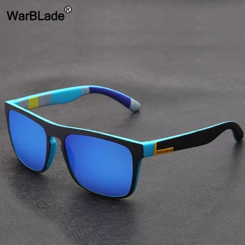 WarBLade Мужские Поляризованные Солнцезащитные Очки Винтажный Квадратный Брендовый Дизайн Солнцезащитные очки Для Мужского Спортивного Вождения Фотохромные Очки UV400 Eyewear