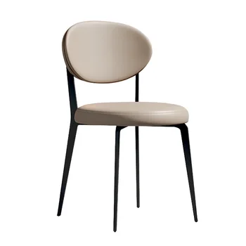 Итальянский обеденный стул Современный Простой Дизайнерский стул со спинкой для обеденного стола