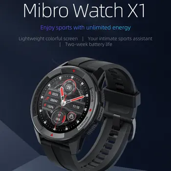 Global Mibro X1 Smartwatch ATM5 Водонепроницаемые Часы для измерения Артериального Давления Amoled 360Mp 5Atm Xiaomi Mibro X1 Многофункциональные Интеллектуальные Часы