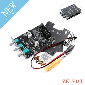 ZK-502T TPA3116D2 Плата усилителя сабвуфера Модуль 2,0-канального Аудио Высокой мощности Стерео 50 Вт + 50 Вт 50 Вт * 2 Басовых усилителя