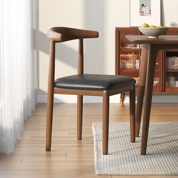 Домашний обеденный стул Роскошные Современные Металлические Обеденные стулья для спальни Скандинавская Кухня Гостиная Silla De Comedor Товары для дома