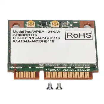 Сетевая карта AR9382 2,4 5 ГГц 300 Мбит/с, подключи и играй мини-карту PCIE WiFi для Win 7 8, 8,1 10
