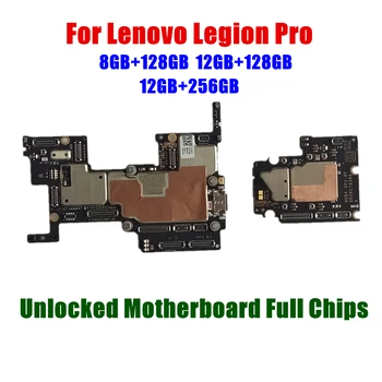 Разблокированная основная мобильная плата Материнская плата с чипами и гибким кабелем для Lenovo Legion Pro 128 ГБ 256 ГБ