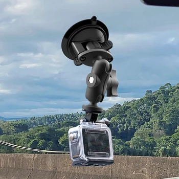 Кронштейн для съемки с присоской для камеры Многофункциональный Стандартный адаптер Кронштейн для съемки с экшн-держателем для Gopro 11