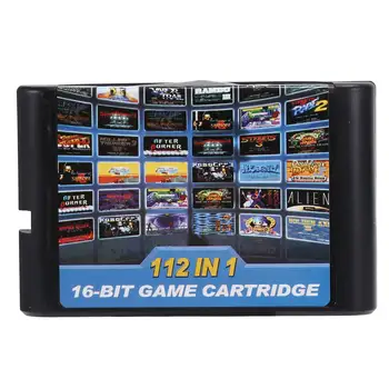 Игровой картридж 112 в 1 16-разрядный игровой картридж для Sega Megadrive Игровой картридж Genesis для PAL и NTSC