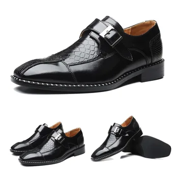 Кожаная мужская обувь, Модные мужские модельные туфли для свадебной вечеринки, Итальянские дизайнерские мужские туфли для вождения, мужские оксфорды на шнуровке