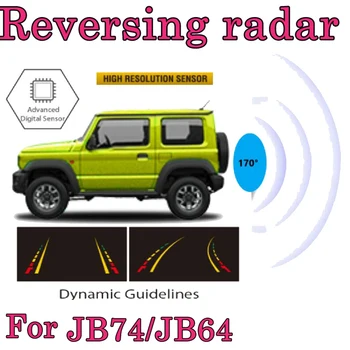 Камера заднего вида с Радаром и Датчиками Звукового сигнала на 2019-2022 годы-Внешние Аксессуары Suzuki Jimny JB74 JB64 JB74W JB64W Jimny
