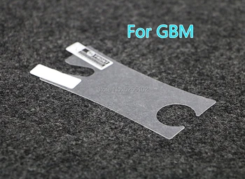 5 комплектов защитной пленки для экрана Gameboy Micro LCD Screen Protector прозрачная пленка + чистая ткань для GBM