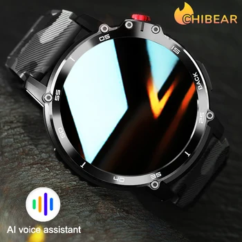 Водонепроницаемые Смарт-часы 3ATM Мужские Bluetooth Call Smartwatch Для Наушников TWS 1,6-дюймовый AMOLED HD Экран 4G ROM Memory smartwatch
