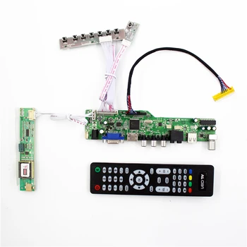 Плата контроллера ЖК-телевизора с телевизором AV, VGA, Аудио, USB, HDMI-совместимый для 14,1 дюймов 1280X800 LP141WX3-TLB4 M141NWW1-101 M141NWW1-103
