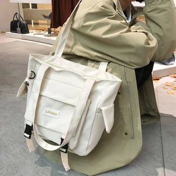 Новые женские сумки через плечо 2023 года, женские сумки и портмоне, большая нейлоновая сумка, сумка-мессенджер с несколькими карманами, сумка-тоут Bolso Mujer, сумка для книг