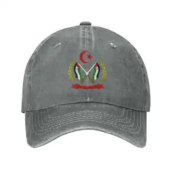 Джинсовая кепка с логотипом Сахарской Арабской Демократической Республики высшего качества, бейсбольная кепка, вязаная шапка
