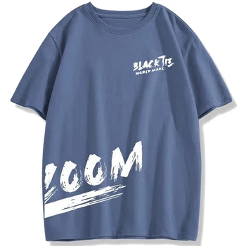 Мужская футболка Y2k 2023, Летние футболки с буквенным принтом, свободные топы с коротким рукавом, уличная одежда в стиле хип-хоп, хлопковая женская футболка оверсайз 8XL