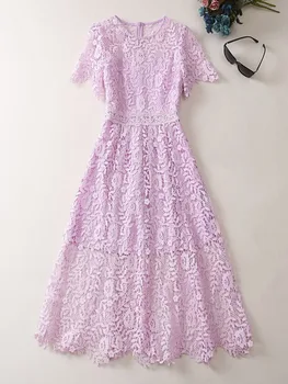 E05101 Высококачественное новое модное женское весеннее платье 2023 года, роскошное платье известного бренда европейского дизайна в стиле вечеринки