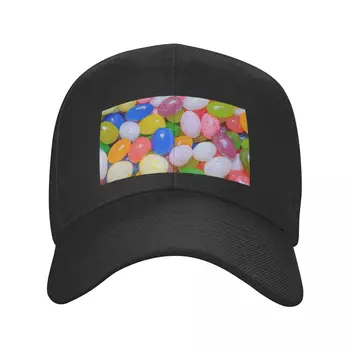Бейсболка с изображением ярких конфет в виде желейных бобов для гурманов