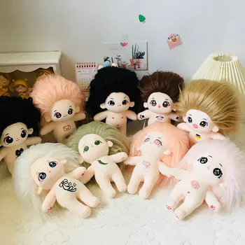 20 см Кукла Kawaii IDol Аниме Плюшевые куклы-звезды Мягкие фигурки на заказ Хлопковые Детские плюшевые игрушки Коллекция игрушек для фанатов Подарок