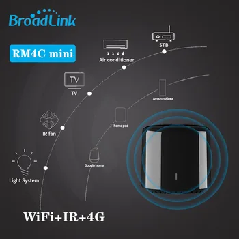 Broadlink Bestcon RM4C Mini Smart Home 4G WiFi IR Automation Интеллектуальный пульт дистанционного управления Совместим с Google Home Alexa