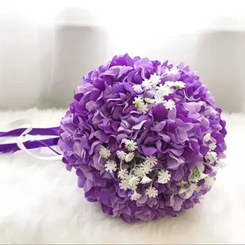 Искусственные цветы ручной работы, свадебный букет для новобрачных, украшение вечеринки искусственными цветами